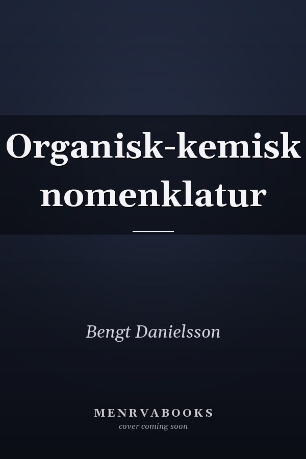 Organisk-kemisk nomenklatur