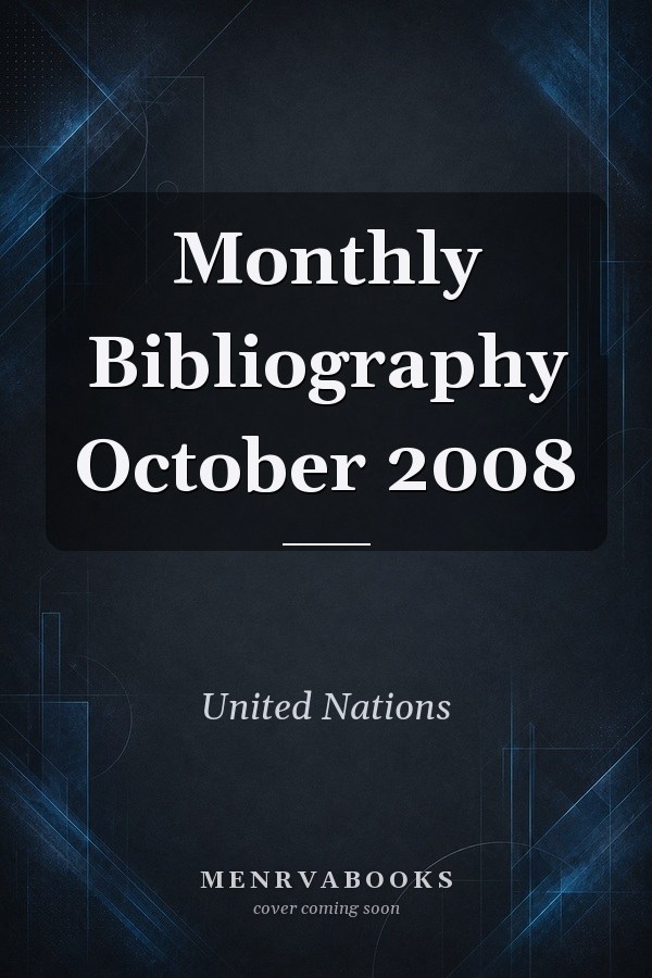 Monthly Bibliography October 2008
