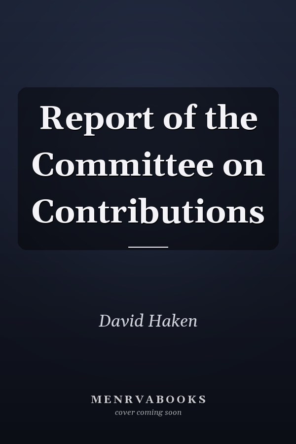Report of the Committee on Contributions