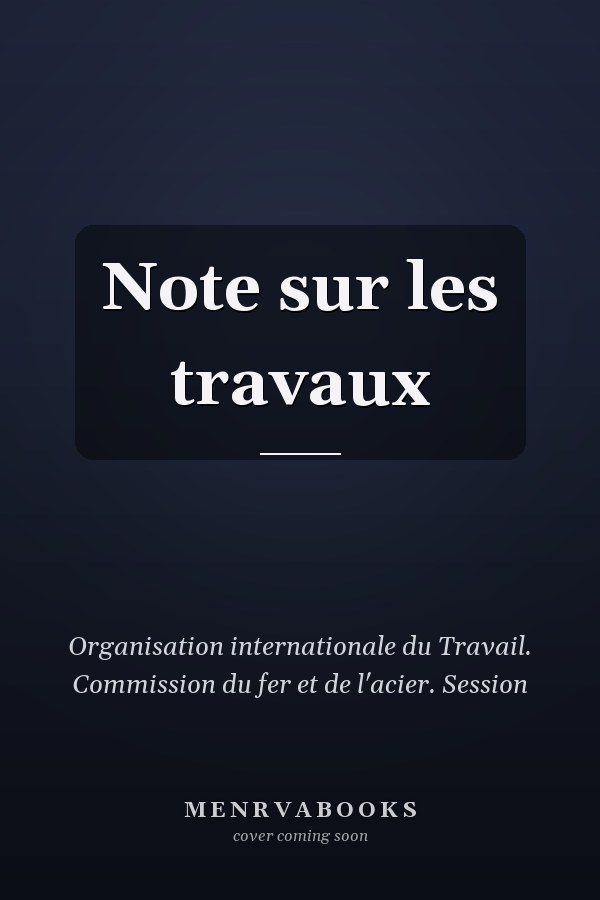 Note sur les travaux
