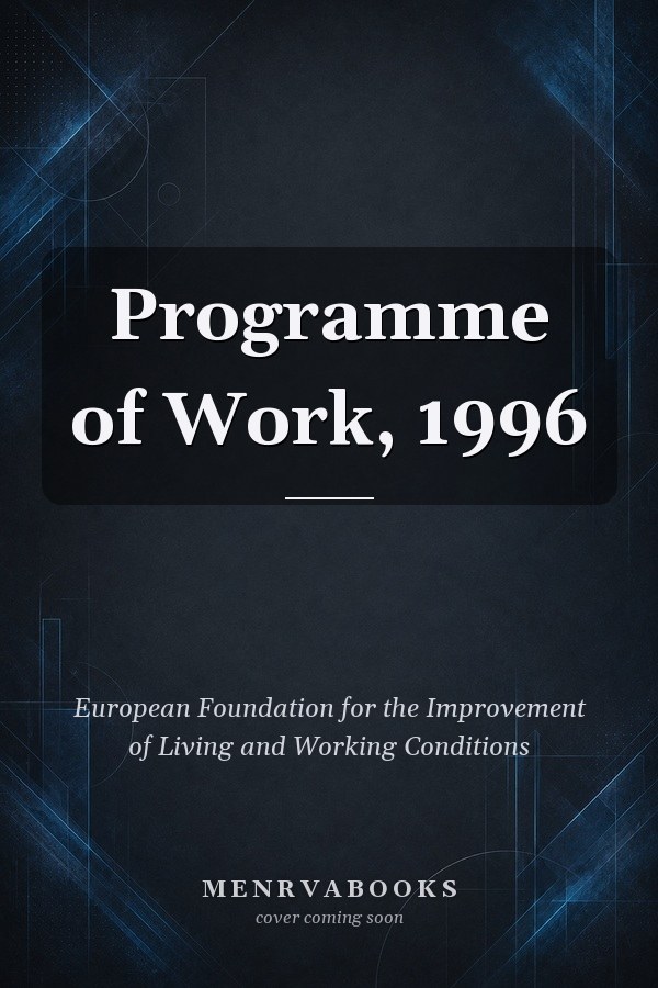 Programme of Work, 1996