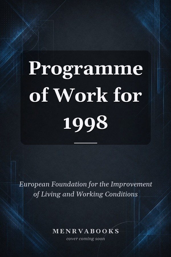Programme of Work for 1998