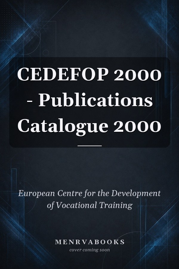 CEDEFOP 2000 - Publications Catalogue 2000