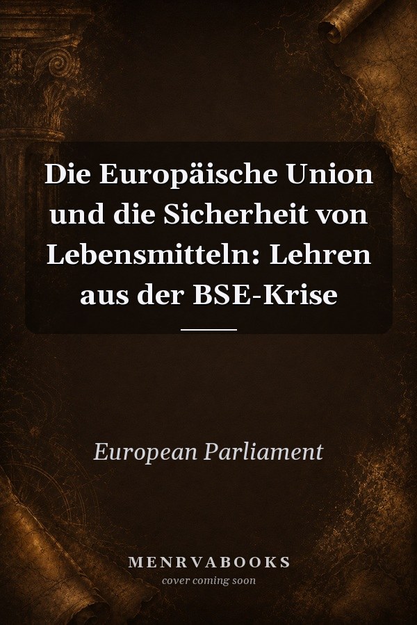 Die Europäische Union und die Sicherheit von Lebensmitteln: Lehren aus der BSE-Krise
