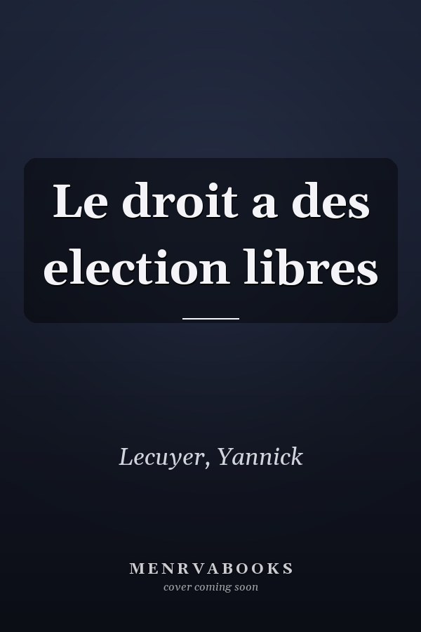 Le droit a des election libres