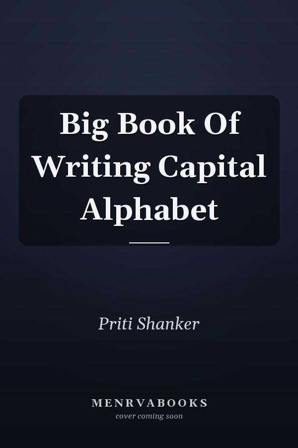 Big Book Of Writing Capital Alphabet