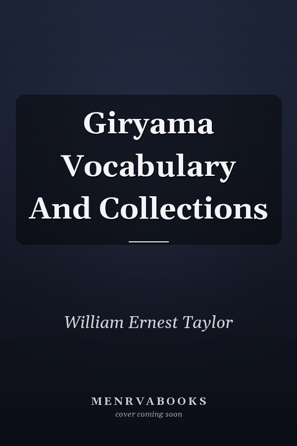 Giryama Vocabulary And Collections