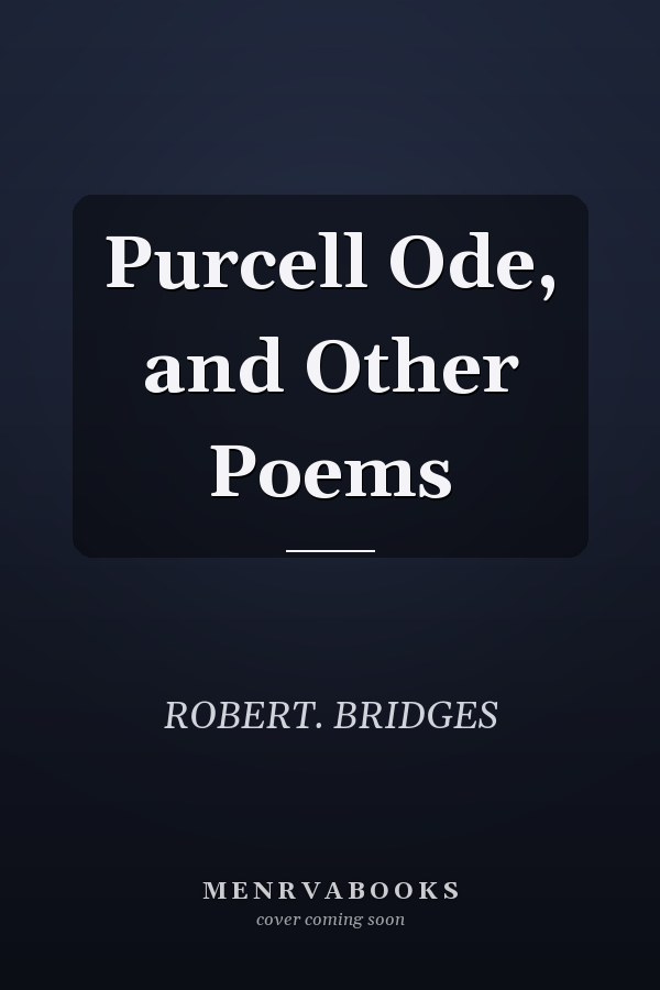 Purcell Ode, and Other Poems