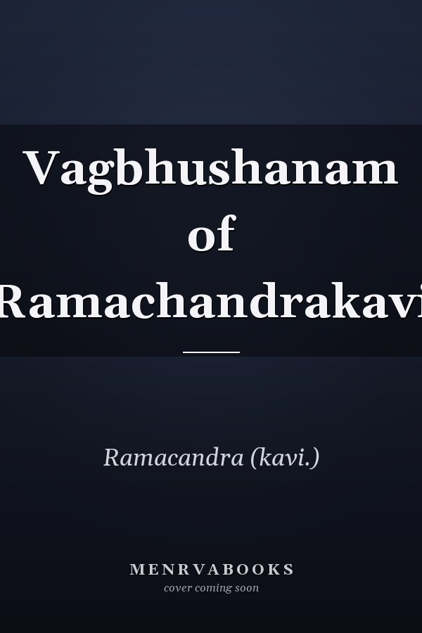 Vagbhushanam of Ramachandrakavi