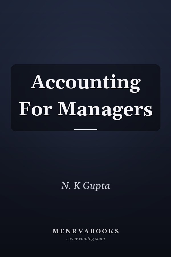 Accounting For Managers