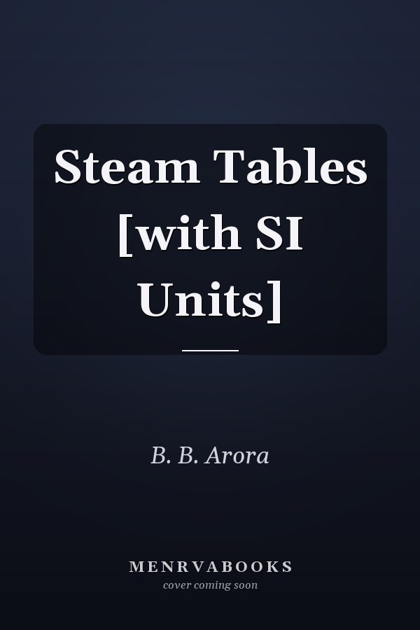 Steam Tables [with SI Units]