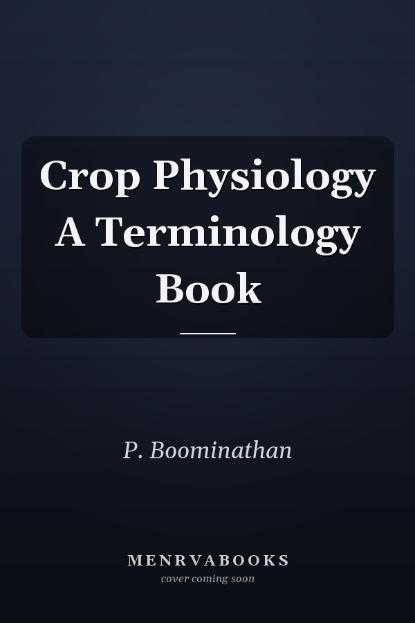 Crop Physiology A Terminology Book
