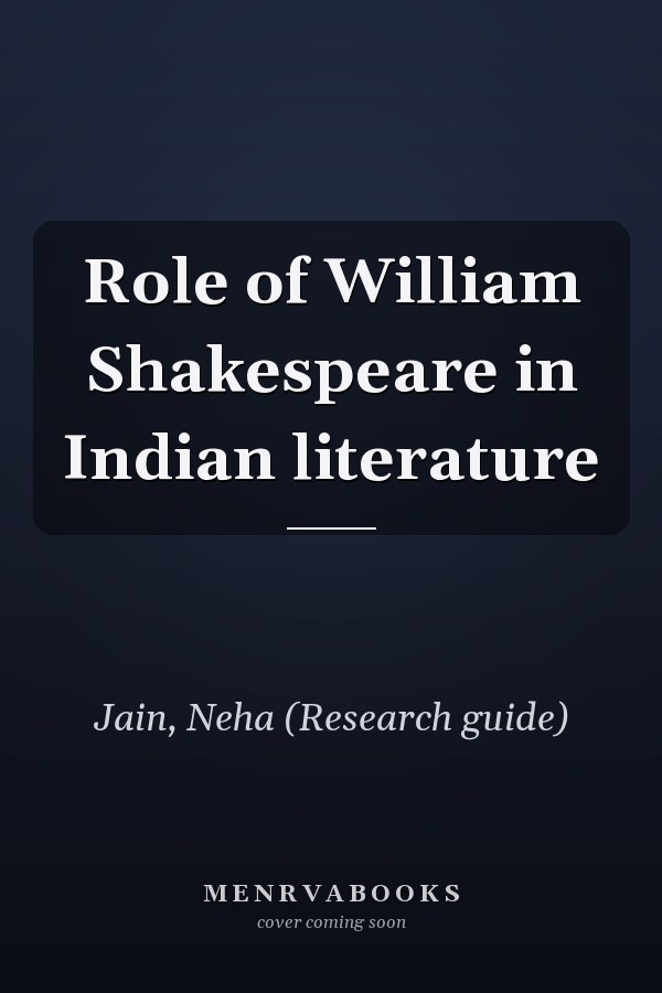 Role of William Shakespeare in Indian literature