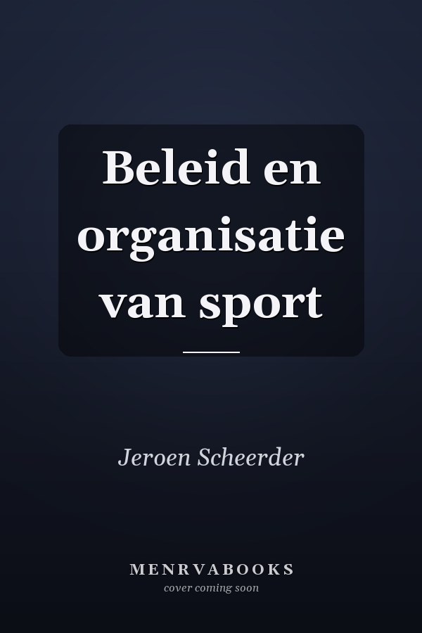 Beleid en organisatie van sport