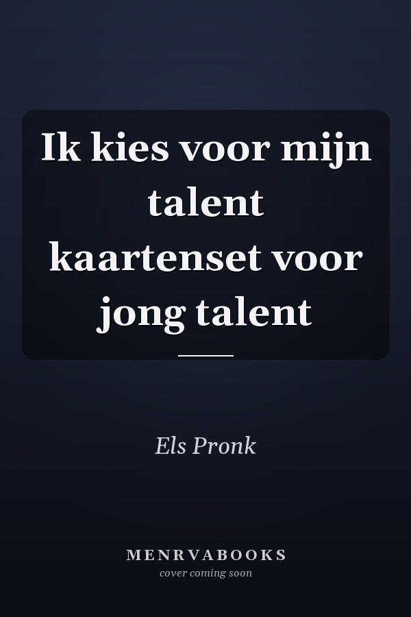 Ik kies voor mijn talent kaartenset voor jong talent