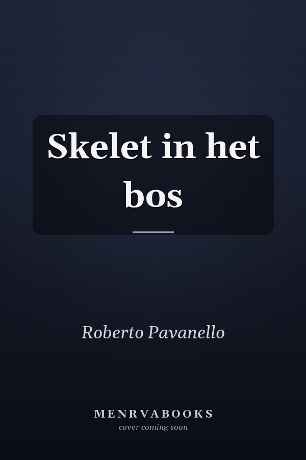 Skelet in het bos