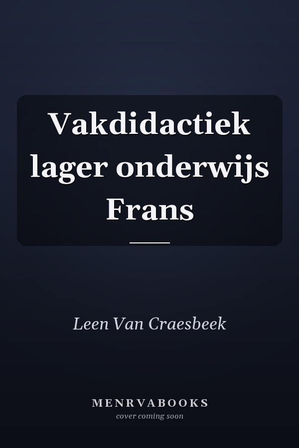 Vakdidactiek lager onderwijs Frans