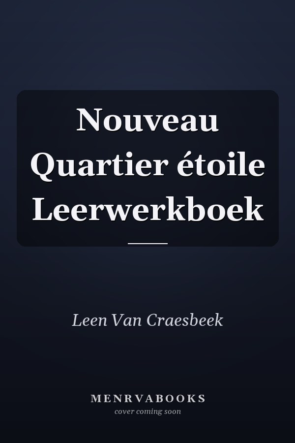 Nouveau Quartier étoile Leerwerkboek