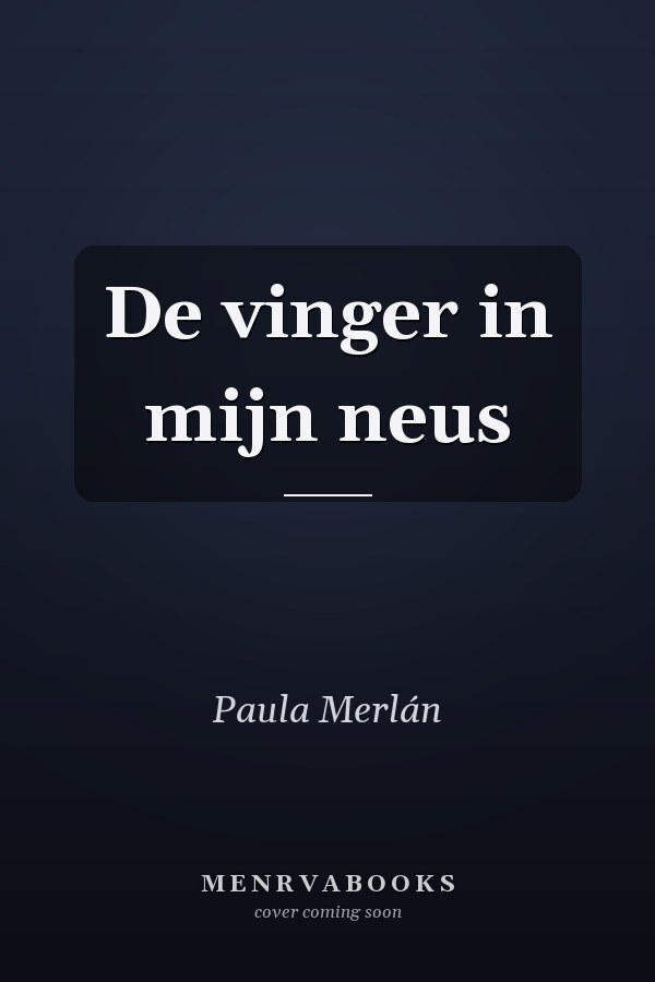 De vinger in mijn neus