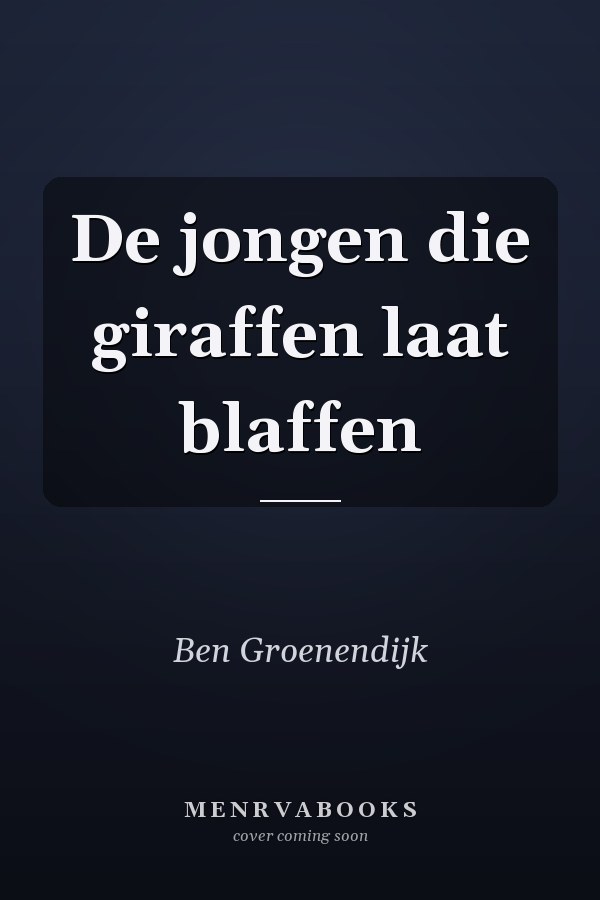 De jongen die giraffen laat blaffen