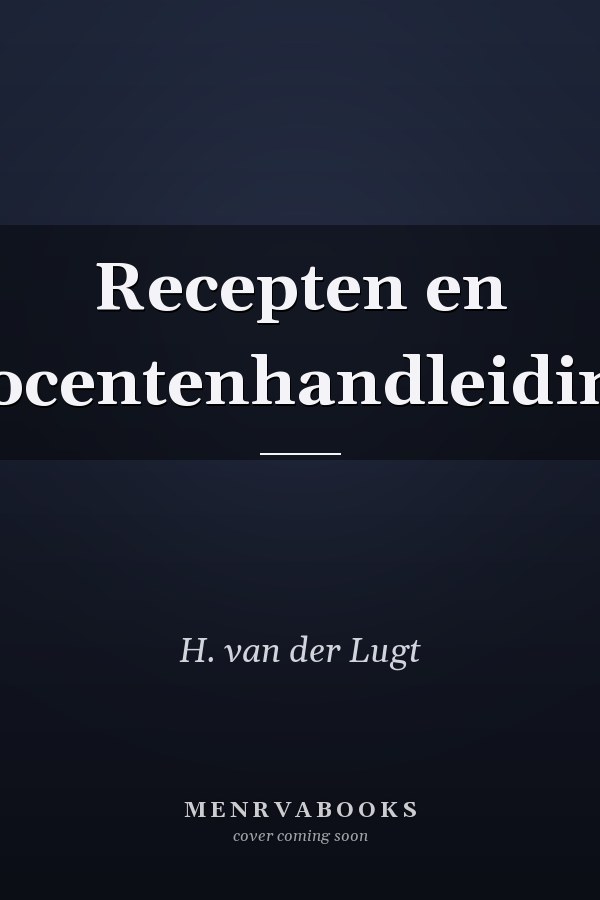 Recepten en docentenhandleiding