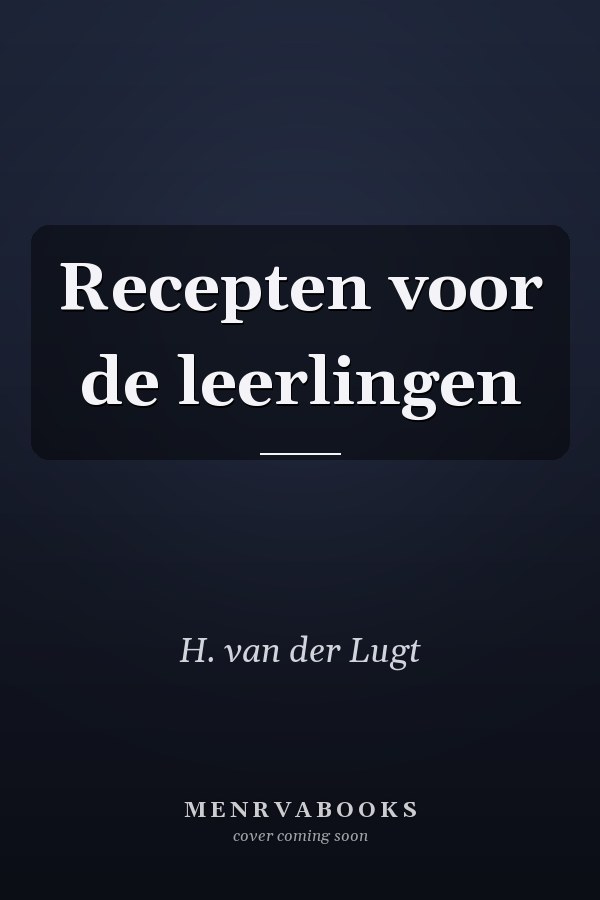 Recepten voor de leerlingen