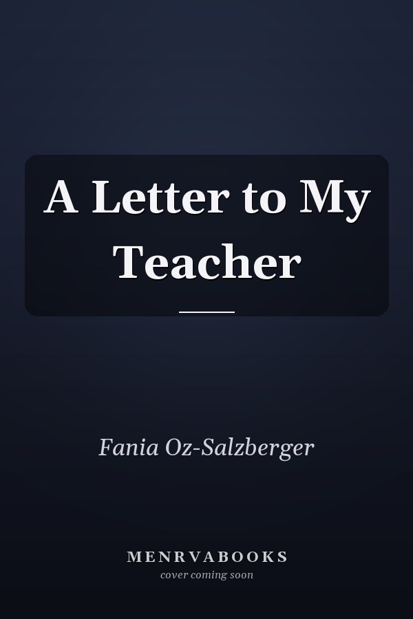 A Letter to My Teacher