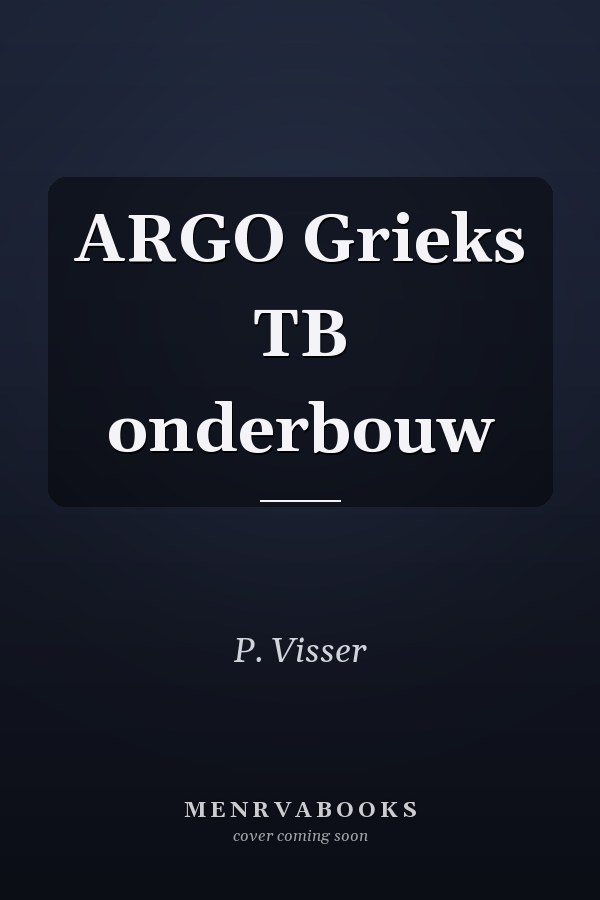 ARGO Grieks TB onderbouw