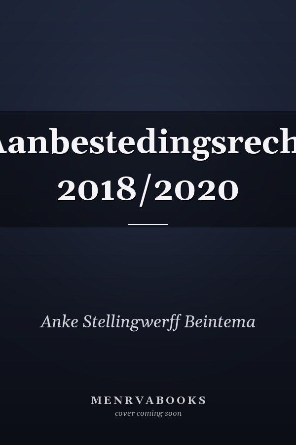 Aanbestedingsrecht 2018/2020