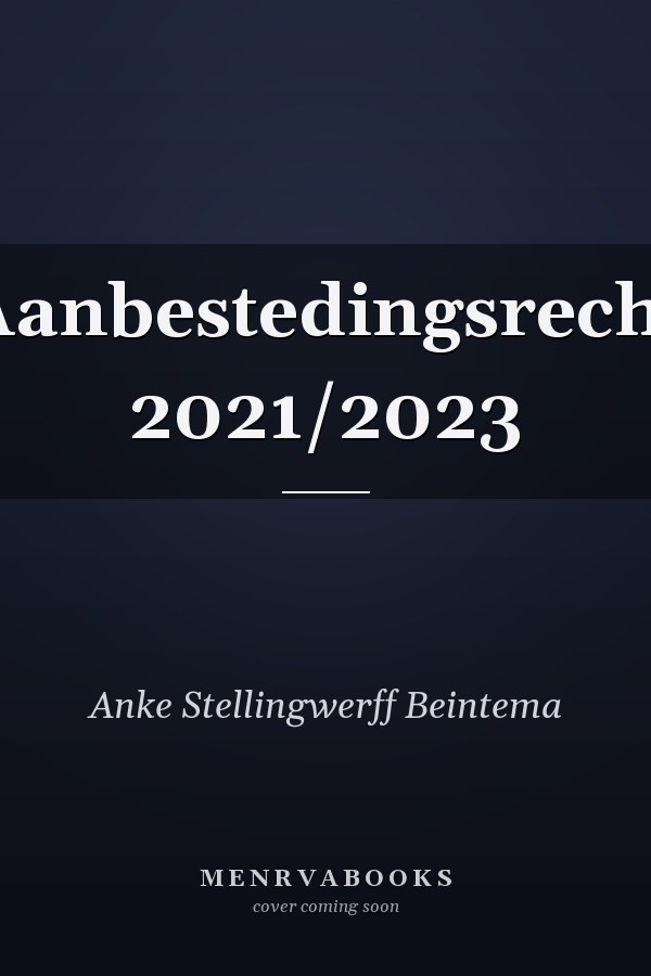 Aanbestedingsrecht 2021/2023