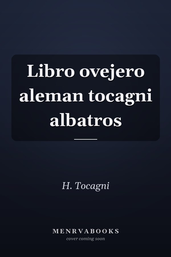 Libro ovejero aleman tocagni albatros
