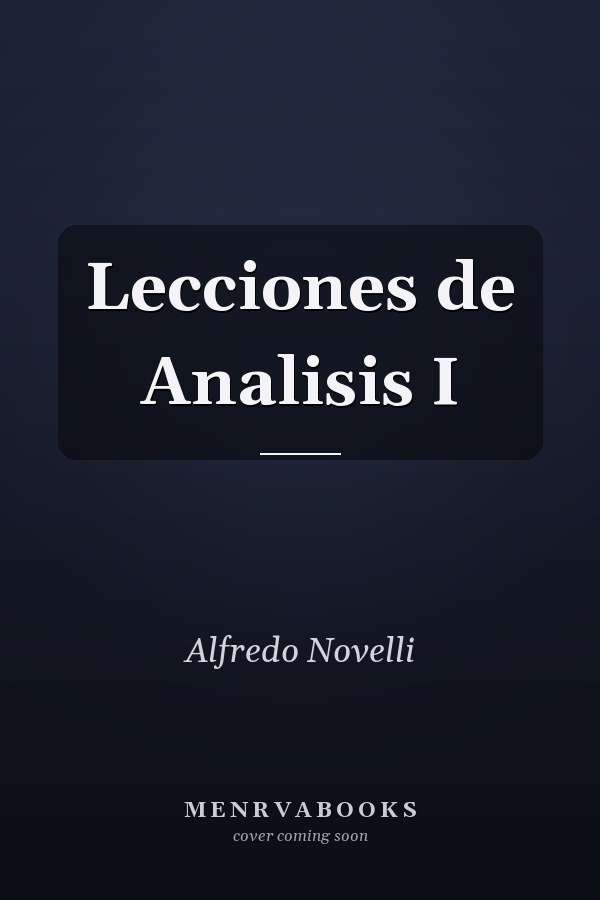 Lecciones de Analisis I