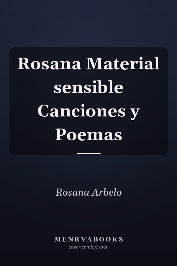 Rosana Material sensible Canciones y Poemas