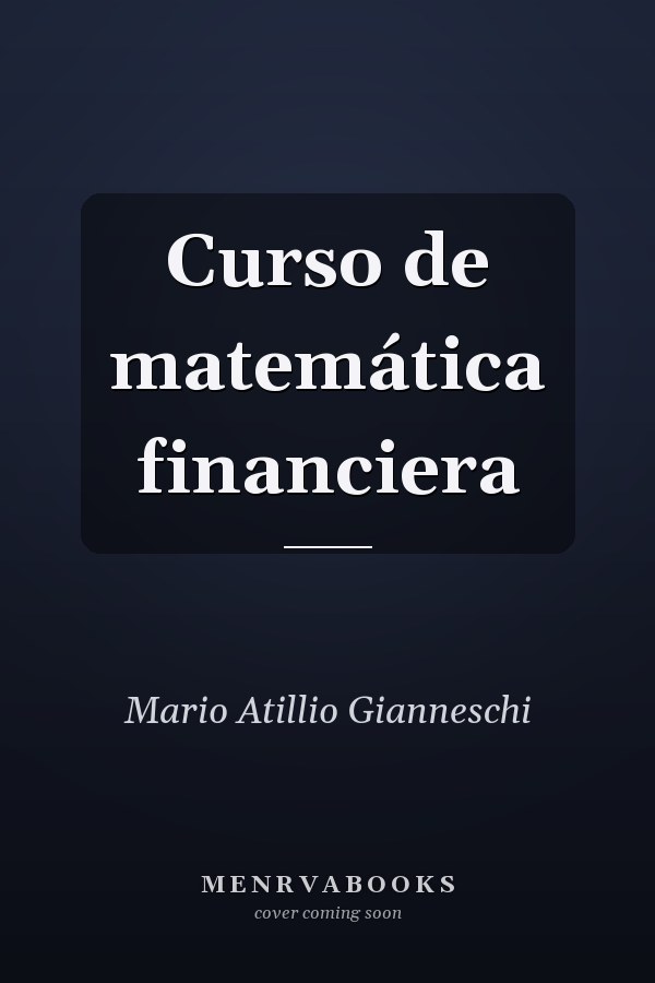 Curso de matemática financiera