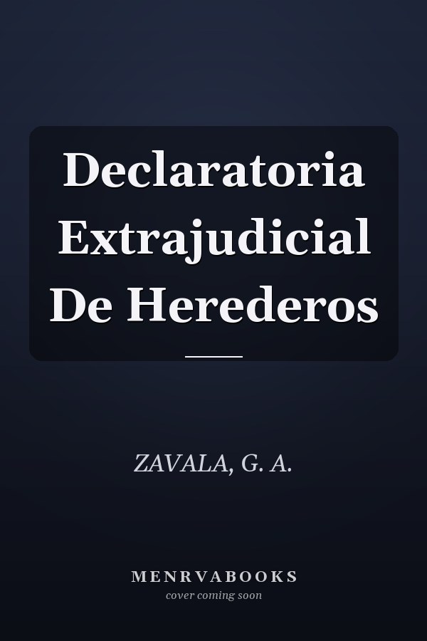 Declaratoria Extrajudicial De Herederos