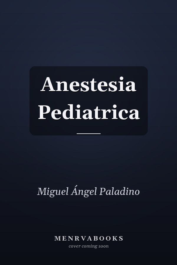 Anestesia Pediatrica