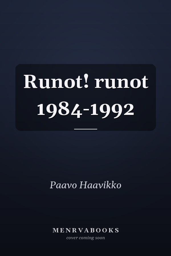 Runot! runot 1984-1992