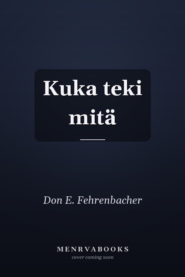 Kuka teki mitä