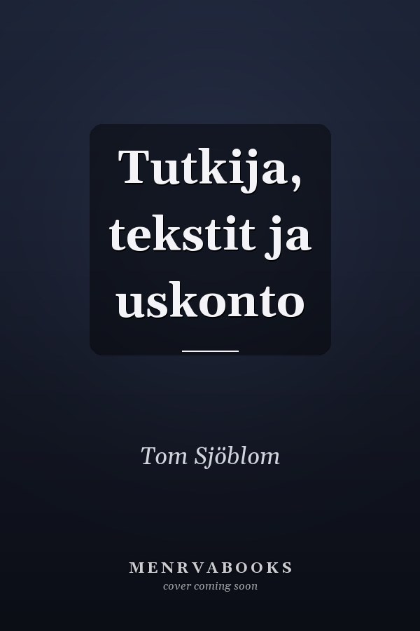 Tutkija, tekstit ja uskonto