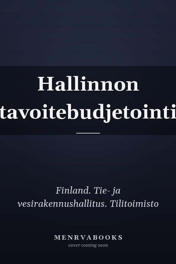 Hallinnon tavoitebudjetointi