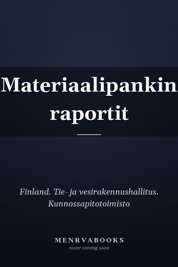 Materiaalipankin raportit