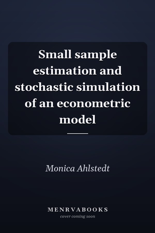 Small sample estimation and stochastic simulation of an econometric model