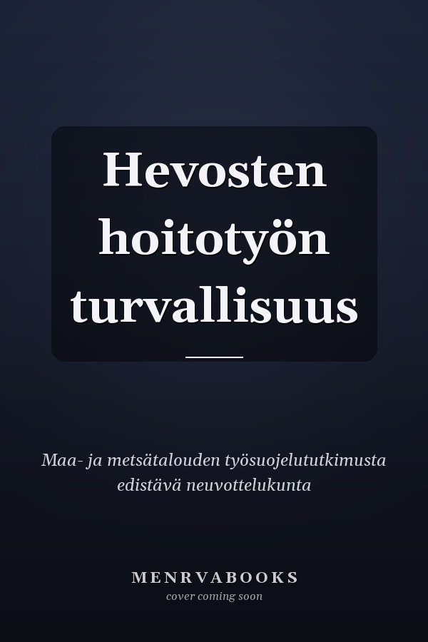 Hevosten hoitotyön turvallisuus
