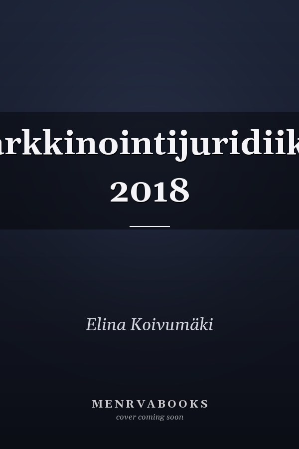 Markkinointijuridiikka 2018
