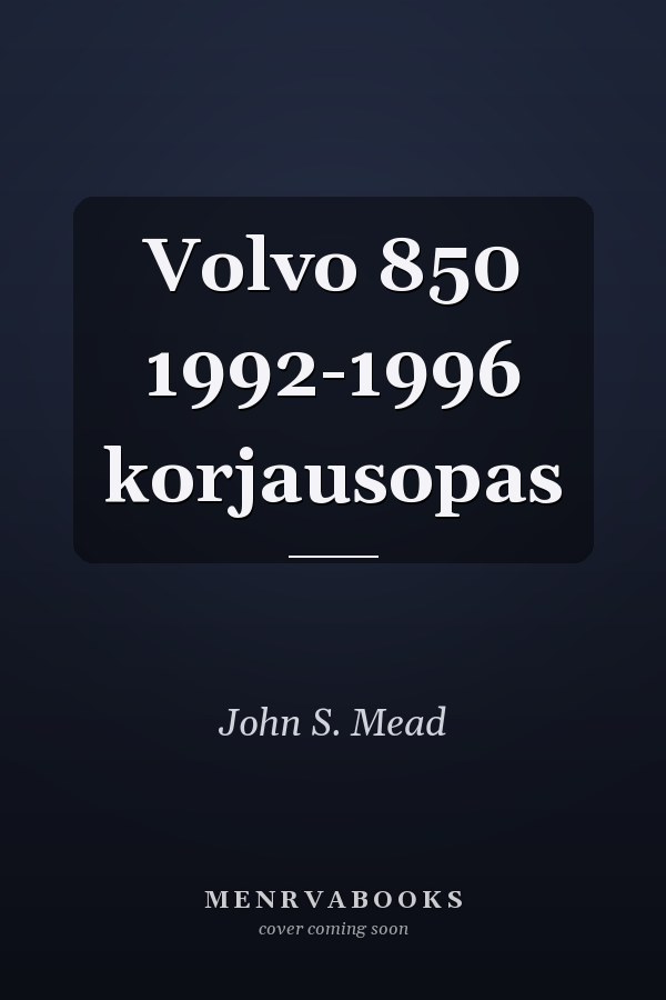 Volvo 850 1992-1996 korjausopas
