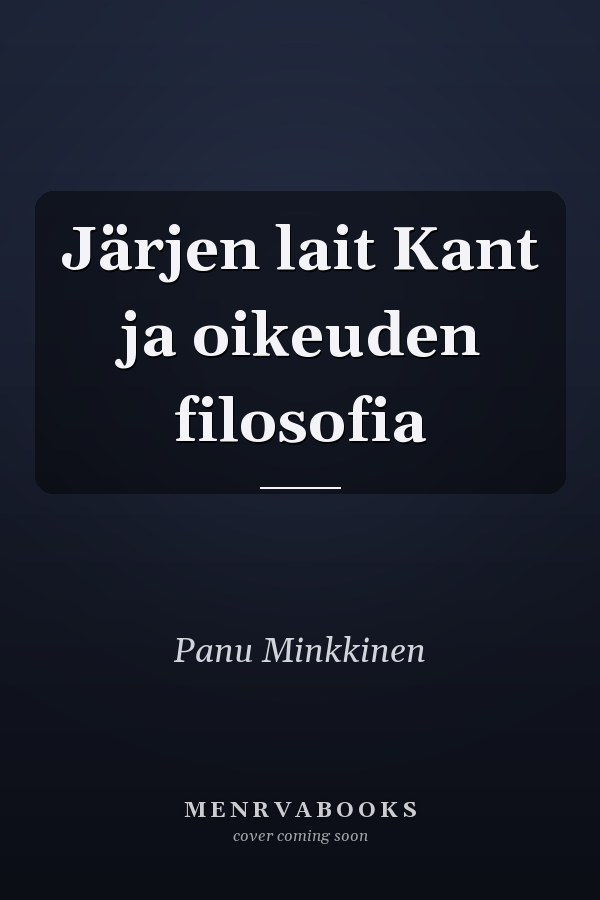 Järjen lait Kant ja oikeuden filosofia