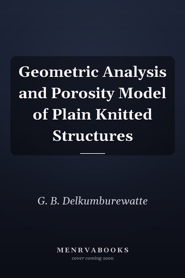 Geometric Analysis and Porosity Model of Plain Knitted Structures