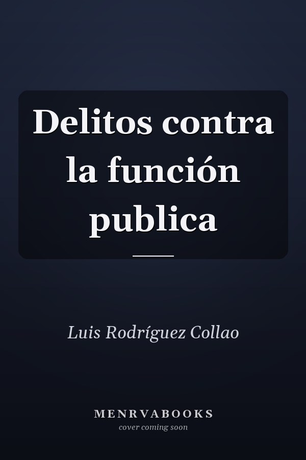 Delitos contra la función publica