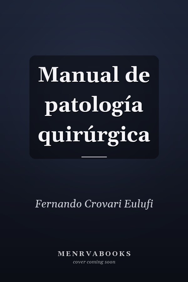 Manual de patología quirúrgica