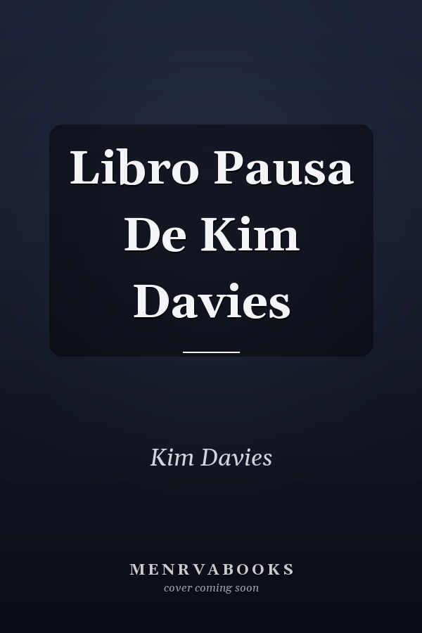 Libro Pausa De Kim Davies